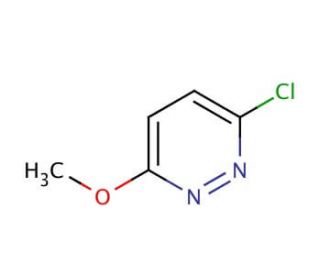 3-Chloro-6-methoxypyridazine (CAS 1722-10-7) - chemical structure image