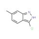 3-Chloro-6-methyl-1H-indazole (CAS 885271-60-3) - chemical structure image