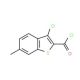 3-Chloro-6-methylbenzo[b]thiophene-2-carbonyl chloride (CAS 34576-87-9) - chemical structure image