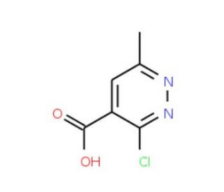 3-Chloro-6-methylpyridazine-4-carboxylic acid (CAS 914637-40-4) - chemical structure image