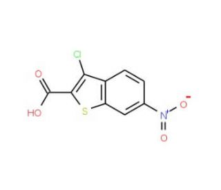 3-Chloro-6-nitro-1-benzothiophene-2-carboxylic acid - chemical structure image