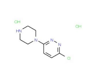 3-chloro-6-piperazin-1-ylpyridazine dihydrochloride (CAS 56392-83-7) - chemical structure image