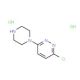 3-chloro-6-piperazin-1-ylpyridazine dihydrochloride (CAS 56392-83-7) - chemical structure image
