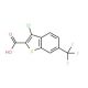 3-chloro-6-(trifluoromethyl)-1-benzothiophene-2-carboxylic acid - chemical structure image