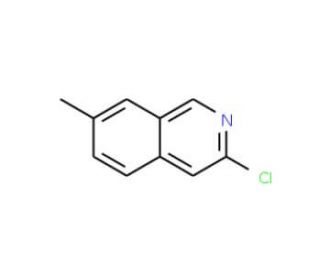 3-Chloro-7-methylisoquinoline (CAS 1033201-77-2) - chemical structure image