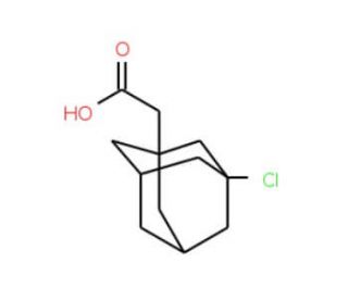 (3-Chloro-adamantan-1-yl)-acetic acid - chemical structure image