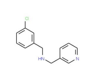 (3-Chloro-benzyl)-pyridin-3-ylmethyl-amine - chemical structure image