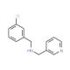 (3-Chloro-benzyl)-pyridin-3-ylmethyl-amine - chemical structure image