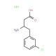 3-Chloro-D-beta-homophenylalanine hydrochloride (CAS 331763-55-4) - chemical structure image