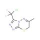 3-(Chloro-difluoro-methyl)-6-methyl-7H-[1,2,4]tr iazolo[3,4-b][1,3,4]thiadiazine - chemical structure image