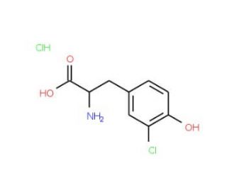 3-Chloro-L-Tyrosine Hydrochloride (CAS 35608-63-0) - chemical structure image