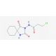 3-chloro-N-(2,4-dioxo-1,3-diazaspiro[4.5]dec-3-yl)propanamide - chemical structure image
