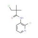 3-Chloro-N-(2-chloro-3-pyridinyl)-2,2-dimethylpropanamide - chemical structure image