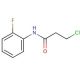 3-chloro-N-(2-fluorophenyl)propanamide (CAS 349097-66-1) - chemical structure image
