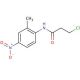 3-chloro-N-(2-methyl-4-nitrophenyl)propanamide - chemical structure image