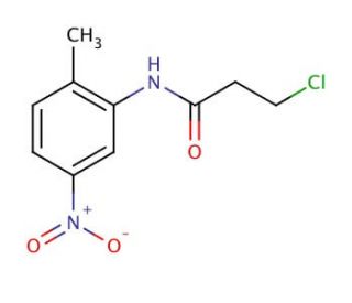 3-chloro-N-(2-methyl-5-nitrophenyl)propanamide - chemical structure image