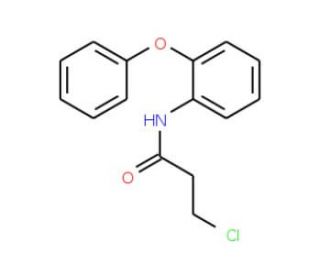 3-chloro-N-(2-phenoxyphenyl)propanamide - chemical structure image