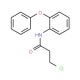 3-chloro-N-(2-phenoxyphenyl)propanamide - chemical structure image