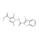 3-chloro-N-[3-(chloroacetyl)-2,5-dimethyl-1H-pyrrol-1-yl]-1-benzothiophene-2-carboxamide - chemical structure image