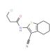 3-chloro-N-(3-cyano-4,5,6,7-tetrahydro-1-benzothien-2-yl)propanamide (CAS 58125-41-0) - chemical structure image