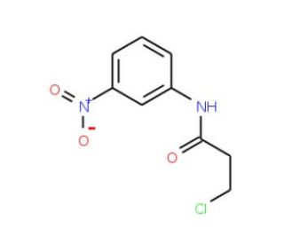 3-chloro-N-(3-nitrophenyl)propanamide - chemical structure image