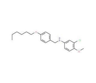 3-Chloro-N-[4-(hexyloxy)benzyl]-4-methoxyaniline - chemical structure image