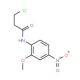 3-chloro-N-(4-methoxy-2-nitrophenyl)propanamide - chemical structure image