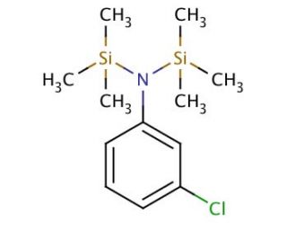 3-Chloro-N,N-bis(trimethylsilyl)aniline (CAS 7522-27-2) - chemical structure image