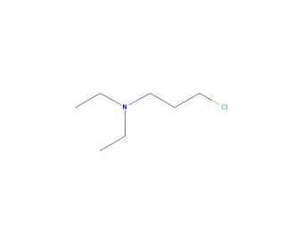 3-Chloro-N,N-diethylpropan-1-amine (CAS 104-77-8) - chemical structure image