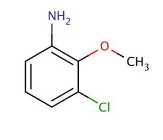 3-Chloro-o-anisidine (CAS 51114-68-2) - chemical structure image