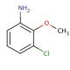 3-Chloro-o-anisidine (CAS 51114-68-2) - chemical structure image