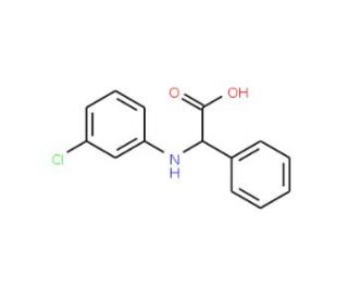 (3-Chloro-phenylamino)-phenyl-acetic acid - chemical structure image