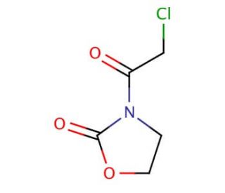 3-(chloroacetyl)-1,3-oxazolidin-2-one - chemical structure image