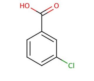 3-Chlorobenzoic acid (CAS 535-80-8) - chemical structure image