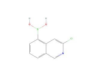 3-Chloroisoquinoline-5-boronic acid (CAS 1429665-44-0) - chemical structure image