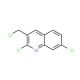 3-Chloromethyl-2,7-dichloroquinoline (CAS 137776-95-5) - chemical structure image