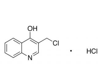 3-(Chloromethyl)-4-hydroxyquinoline Hydrochloride (CAS 1797891-10-1) - chemical structure image
