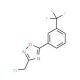 3-(Chloromethyl)-5-[3-(trifluoromethyl)phenyl]-1,2,4-oxadiazole (CAS 175205-63-7) - chemical structure image