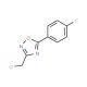 3-(chloromethyl)-5-(4-fluorophenyl)-1,2,4-oxadiazole (CAS 166179-37-9) - chemical structure image