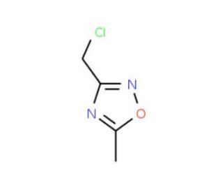 3-(chloromethyl)-5-methyl-1,2,4-oxadiazole (CAS 1192-80-9) - chemical structure image