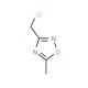 3-(chloromethyl)-5-methyl-1,2,4-oxadiazole (CAS 1192-80-9) - chemical structure image