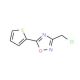 3-(chloromethyl)-5-thien-2-yl-1,2,4-oxadiazole (CAS 306936-06-1) - chemical structure image