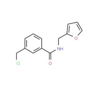 3-(chloromethyl)-N-(furan-2-ylmethyl)benzamide - chemical structure image