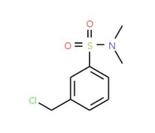 3-(chloromethyl)-N,N-dimethylbenzenesulfonamide (CAS 743441-85-2) - chemical structure image