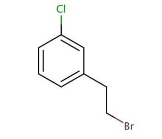 3-Chlorophenethyl bromide (CAS 16799-05-6) - chemical structure image