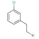 3-Chlorophenethyl bromide (CAS 16799-05-6) - chemical structure image