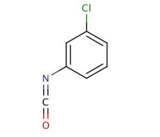 3-Chlorophenyl isocyanate (CAS 2909-38-8) - chemical structure image