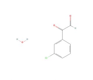 3-Chlorophenylglyoxal hydrate (CAS 177288-16-3) - chemical structure image