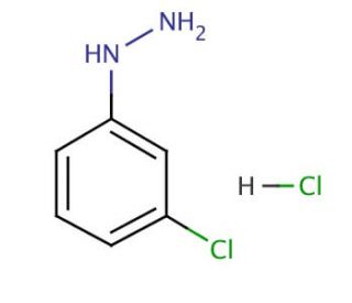 3-Chlorophenylhydrazine hydrochloride (CAS 2312-23-4) - chemical structure image