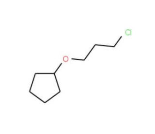 (3-chloropropoxy)cyclopentane - chemical structure image